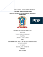 Determinacion de La Capacidad de Retención de Agua en Carnes