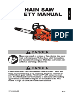 Chain Saw Safety Manual: Danger