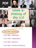 Week 6: History of The U.S: Ly Thi Hoang Men