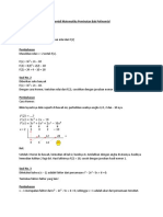 Soal Matematika Peminatan Bab Polinomial