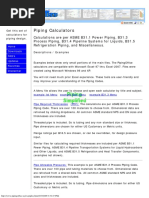 ASME PipingOffice - Piping Calculators