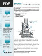 Biosep:: The Advanced Acoustic Cell Retention Device