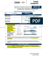 Trabajo - INVESTIGACION, DESARROLLO E INNOVACION, - 2019-1B-M2