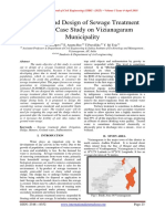 Analysis and Design of Sewage Treatment Plant: A Case Study On Vizianagaram Municipality