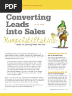 Converting Leads Into Sales