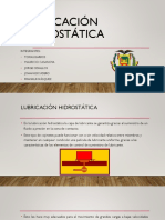 Lubricación Hidrostática