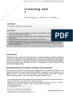 Geriatrics Screening and Assessment