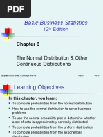 Chapter 6 The Normal Distribution Other Continuous Distributions