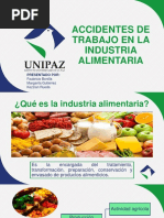 Accidentes de Trabajo en La Industria Alimentaria