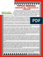 N° 21 - Inspecciones Pre - Operacional de Vehiculos