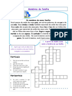 Membros Da Familia Ficha de Trabalho 37064