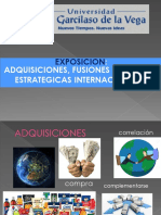 Adquisiciones Fusiones y Alianzas Estrategicas Internacionales