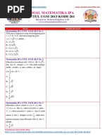 Soal Matematika IPA UTUL UGM 2013 Kode 261