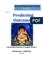 Remedial Program in Predicting Outcomes