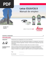 Leica CS10 CS15 UserManual Es