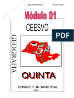 Apostila Ensino Fundamental CEESVO - Geografia - Módulo 01