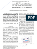 A Computing Model of Artificial Intelligent Approaches To Mid-Term Load Forecasting: A State-Of-The-Art-Survey For The Researcher