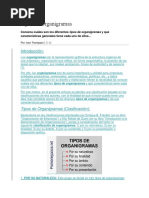 Tipos de Organigramas