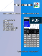 Libro Análisis Matricial de Estructuras en Calculadoras HPPrime