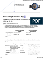 Peeter, B. Four Conceptions of The Page