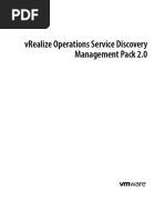 Vrealize Operations Service Discovery Management Pack - 2.0 - 2