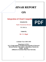 Integration of Cloud Computing and Internet of Things