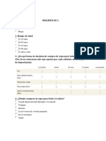 Ejemplos de Encuestas de Ropa