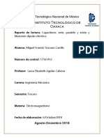 Capacitores y Momento Dipolar