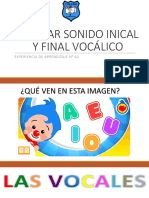 Apoyo Clase 62 Pac Lenguaje Discriminación Auditiva Sonido Inicial y Final