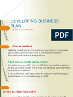 Developing Business Plan Session 4