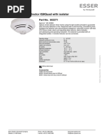 Optical Smoke Detector IQ8Quad With Isolator