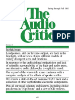 The Audio Critic 16 R