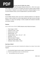 Complete Guide For Ultrasonic Sensor HC