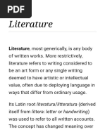 Literature - Wikipedia