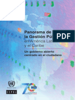 Panorama de La Gestion Publica en AL