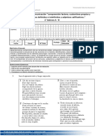 22, de Mayo Prueba Lenguaje y Comunicación "Comprensión Lectora,, Sustantivos Propios y Comunes, Artículos, Adjetivos"