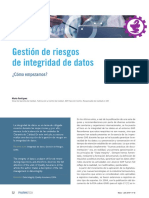 Gestión de Riesgos de Integridad de Datos