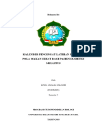 Kalender Pengingat Latihan Fisik Dan Pola Makan Sehat Bagi Pasien Diabetes Mellitus