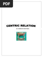 Centric Relation