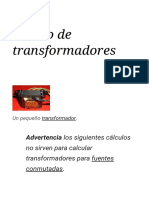 Diseño de Transformadores - Wikipedia, La Enciclopedia Libre