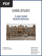 Case Study: 5 Star Hotel Noor Mahal