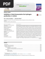 Inhibition of Dark Fermentative Bio-Hydrogen Production: A Review