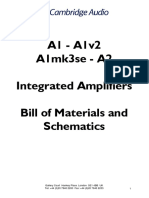 Cambridge Audio A1 A2 Parts List Schematics