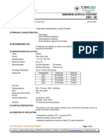 Simarine Acrylic Coating: Product Data Sheet