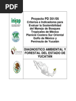 Diagnostico Ambiental y Forestal Del Estado de Yucatan