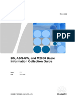 BS, ASN-GW, and M2000 Basic Information Collection Guide