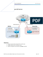 Chapter 6 Lab 6-1, Configure NAT Services Topology: Ccnpv7 Route