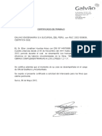 Certificado de Trabajo 1