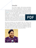 Rigoberta Menchú