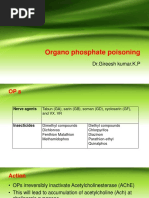 Organo Phosphate Poisoning by DR Gireesh Kumar K P